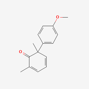 2,4-Cyclohexadien-1-one, 6-(4-methoxyphenyl)-2,6-dimethyl-