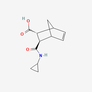 rac-(2R,3R)-3-[(cyclopropylamino)carbonyl]bicyclo[2.2.1]hept-5-ene-2-carboxylic acid