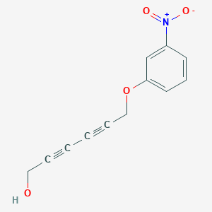 6-(3-Nitrophenoxy)hexa-2,4-diyn-1-OL