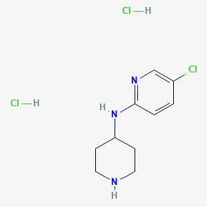 5-chloro-N-(piperidin-4-yl)pyridin-2-amine dihydrochloride