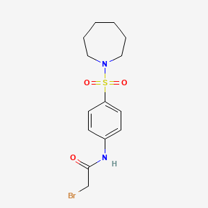 N-[4-(1-Azepanylsulfonyl)phenyl]-2-bromoacetamide