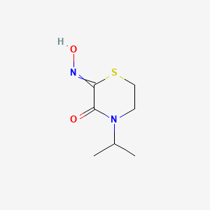 2-(Hydroxyimino)-4-(propan-2-yl)thiomorpholin-3-one