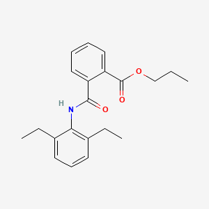 Propyl 2-[(2,6-diethylphenyl)carbamoyl]benzoate