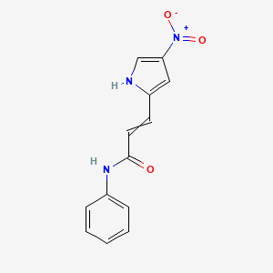 3-(4-Nitro-1H-pyrrol-2-yl)-N-phenylprop-2-enamide