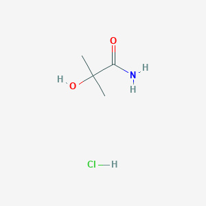 2-Hydroxy-2-methylpropanamide;hydrochloride