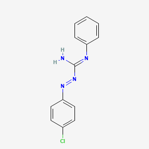 (E)-2-(4-Chlorophenyl)-N'-phenyldiazene-1-carboximidamide