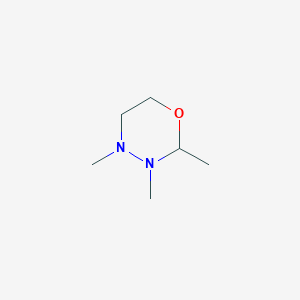 2,3,4-Trimethyl-1,3,4-oxadiazinane