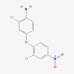 2-Chloro-4-(2-chloro-4-nitrophenoxy)aniline