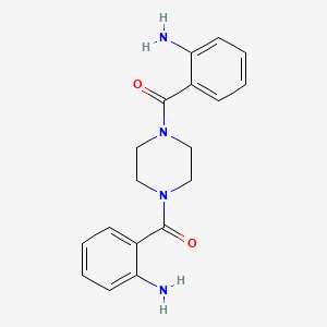 (Piperazine-1,4-diyl)bis[(2-aminophenyl)methanone]