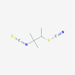 3-Isothiocyanato-3-methylbutan-2-yl thiocyanate