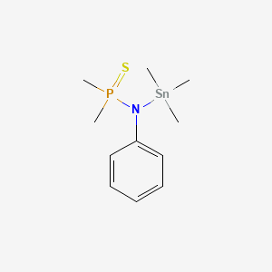 P,P-Dimethyl-N-phenyl-N-(trimethylstannyl)phosphinothioic amide