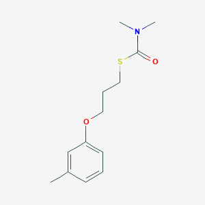 S-[3-(3-Methylphenoxy)propyl] dimethylcarbamothioate