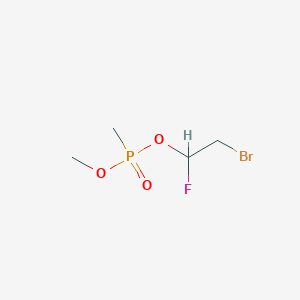 2-Bromo-1-fluoroethyl methyl methylphosphonate