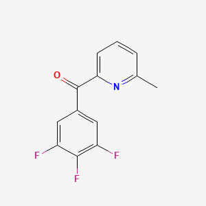 6-Methyl-2-(3,4,5-trifluorobenzoyl)pyridine