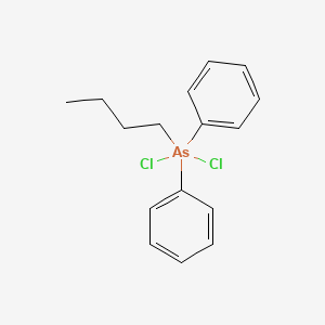 Butyl(dichloro)diphenyl-lambda~5~-arsane