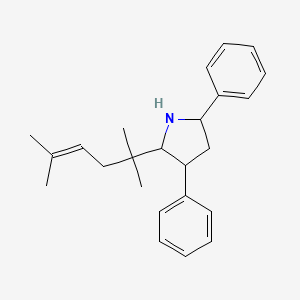 2-(2,5-Dimethylhex-4-en-2-yl)-3,5-diphenylpyrrolidine