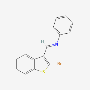 Benzenamine, N-[(2-bromobenzo[b]thien-3-yl)methylene]-