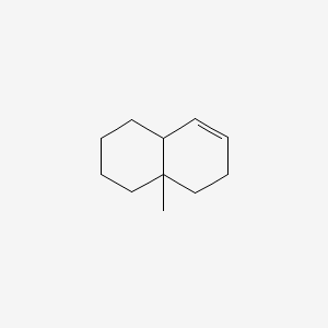 Naphthalene, 1,2,3,4,4a,5,6,8a-octahydro-4a-methyl-, trans-