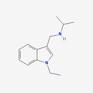 N-[(1-ethyl-1H-indol-3-yl)methyl]propan-2-amine