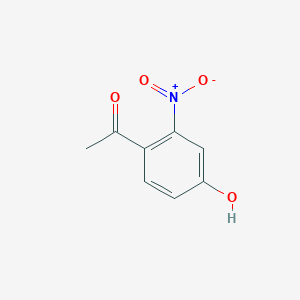 molecular formula C8H7NO4 B1452853 1-(4-Hydroxy-2-nitrophenyl)ethanone CAS No. 948550-13-8