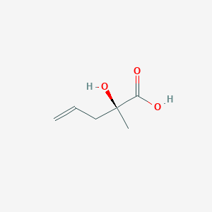 (2S)-2-Hydroxy-2-methylpent-4-enoic acid