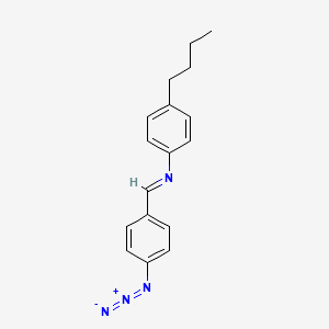 (E)-1-(4-Azidophenyl)-N-(4-butylphenyl)methanimine