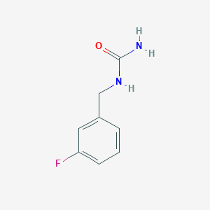 [(3-Fluorophenyl)methyl]urea