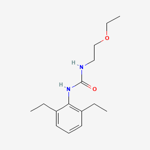 molecular formula C15H24N2O2 B14528585 Urea, N-(2,6-diethylphenyl)-N'-(2-ethoxyethyl)- CAS No. 62593-69-5