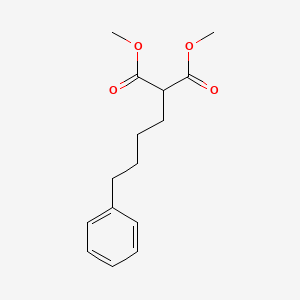 molecular formula C15H20O4 B14528595 Propanedioic acid, (4-phenylbutyl)-, dimethyl ester CAS No. 62565-07-5