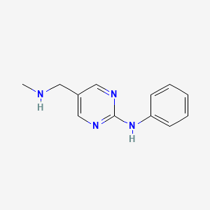 5-[(Methylamino)methyl]-N-phenylpyrimidin-2-amine