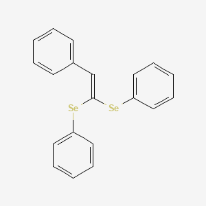 molecular formula C20H16Se2 B14528611 Bis(phenyl seleno)styrene CAS No. 62762-11-2