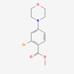 molecular formula C12H14BrNO3 B1452872 2-溴-4-吗啉苯甲酸甲酯 CAS No. 1092352-96-9