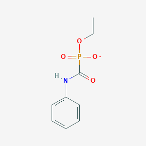 molecular formula C9H11NO4P- B14528755 Ethoxy(phenylcarbamoyl)phosphinate CAS No. 62277-92-3