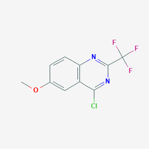 4-Chloro-6-methoxy-2-(trifluoromethyl)quinazoline