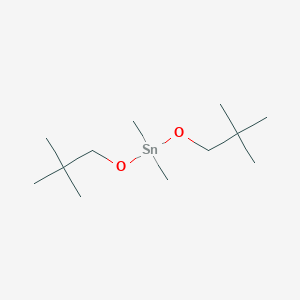 molecular formula C12H28O2Sn B14528782 Bis(2,2-dimethylpropoxy)(dimethyl)stannane CAS No. 62720-35-8