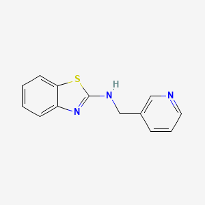 N-(pyridin-3-ylmethyl)-1,3-benzothiazol-2-amine
