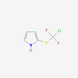 1H-Pyrrole, 2-[(chlorodifluoromethyl)thio]-