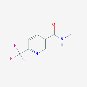 molecular formula C8H7F3N2O B1452890 N-甲基-6-(三氟甲基)烟酰胺 CAS No. 1092346-22-9