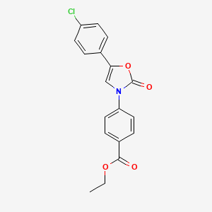 Ethyl 4-[5-(4-chlorophenyl)-2-oxo-1,3-oxazol-3(2H)-yl]benzoate