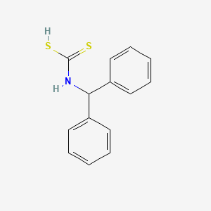 (Diphenylmethyl)carbamodithioic acid