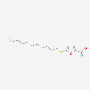 5-[(Undec-10-en-1-yl)sulfanyl]furan-2-carbaldehyde