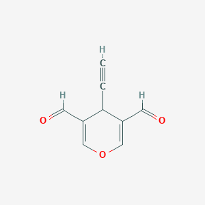 4-Ethynyl-4H-pyran-3,5-dicarbaldehyde