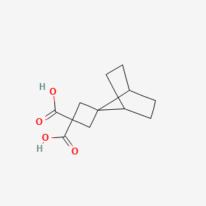 Spiro[bicyclo[2.2.1]heptane-7,1'-cyclobutane]-3',3'-dicarboxylic acid