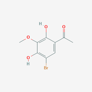 1-(5-Bromo-2,4-dihydroxy-3-methoxyphenyl)ethan-1-one