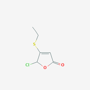 5-Chloro-4-(ethylsulfanyl)furan-2(5H)-one