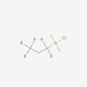 Chloro(dimethyl)(1,1,3,3,3-pentafluoropropyl)silane