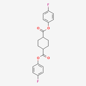 molecular formula C20H18F2O4 B14529087 Bis(4-fluorophenyl) cyclohexane-1,4-dicarboxylate CAS No. 62787-87-5