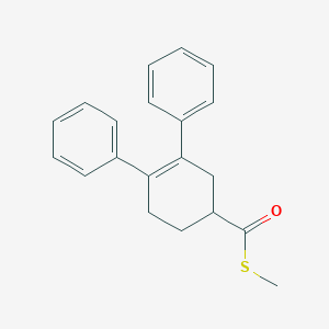 molecular formula C20H20OS B14529143 S-methyl 3,4-diphenylcyclohex-3-ene-1-carbothioate CAS No. 62544-12-1