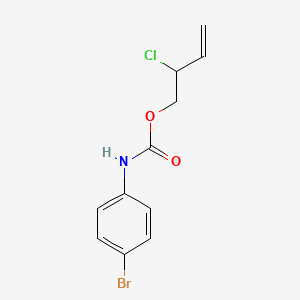 2-Chlorobut-3-en-1-yl (4-bromophenyl)carbamate