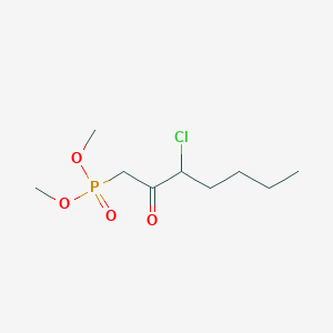 Dimethyl (3-chloro-2-oxoheptyl)phosphonate